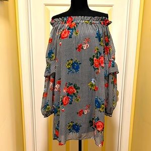 Floral Off-Shoulder Dress